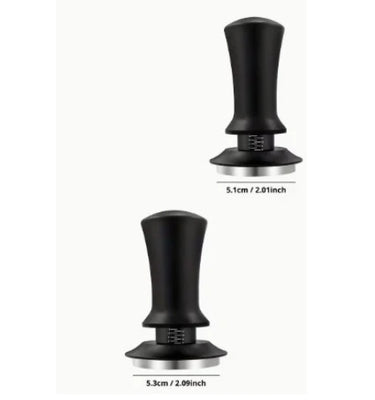 Calibrated Self-Leveling Coffee Tamper with Threaded Bases - 51mm/53mm